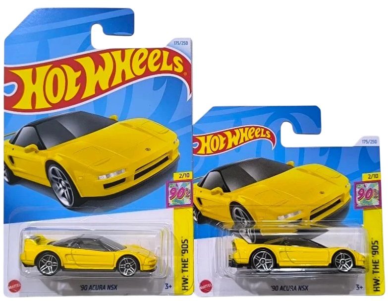 Hot Wheels Long vs. Short Card